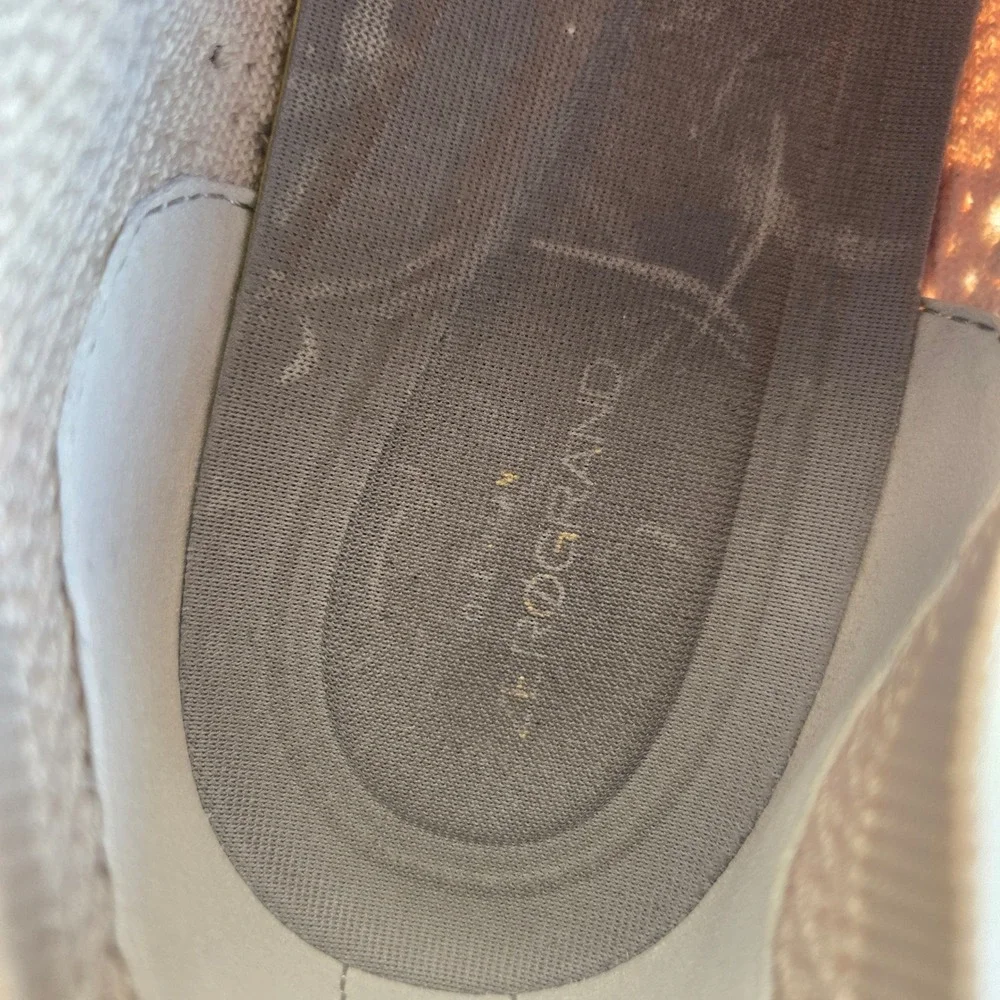 Cole Haan 2 ZEROGRAND Stitchlite Oxford Knit Sneakers Tan Gold Women‎ US 7 B